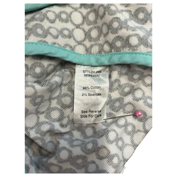 Cabi Blazer Womens 4 Black White Geometric Pockets 2 Button Du Jour Preppy 298 - Picture 6 of 11